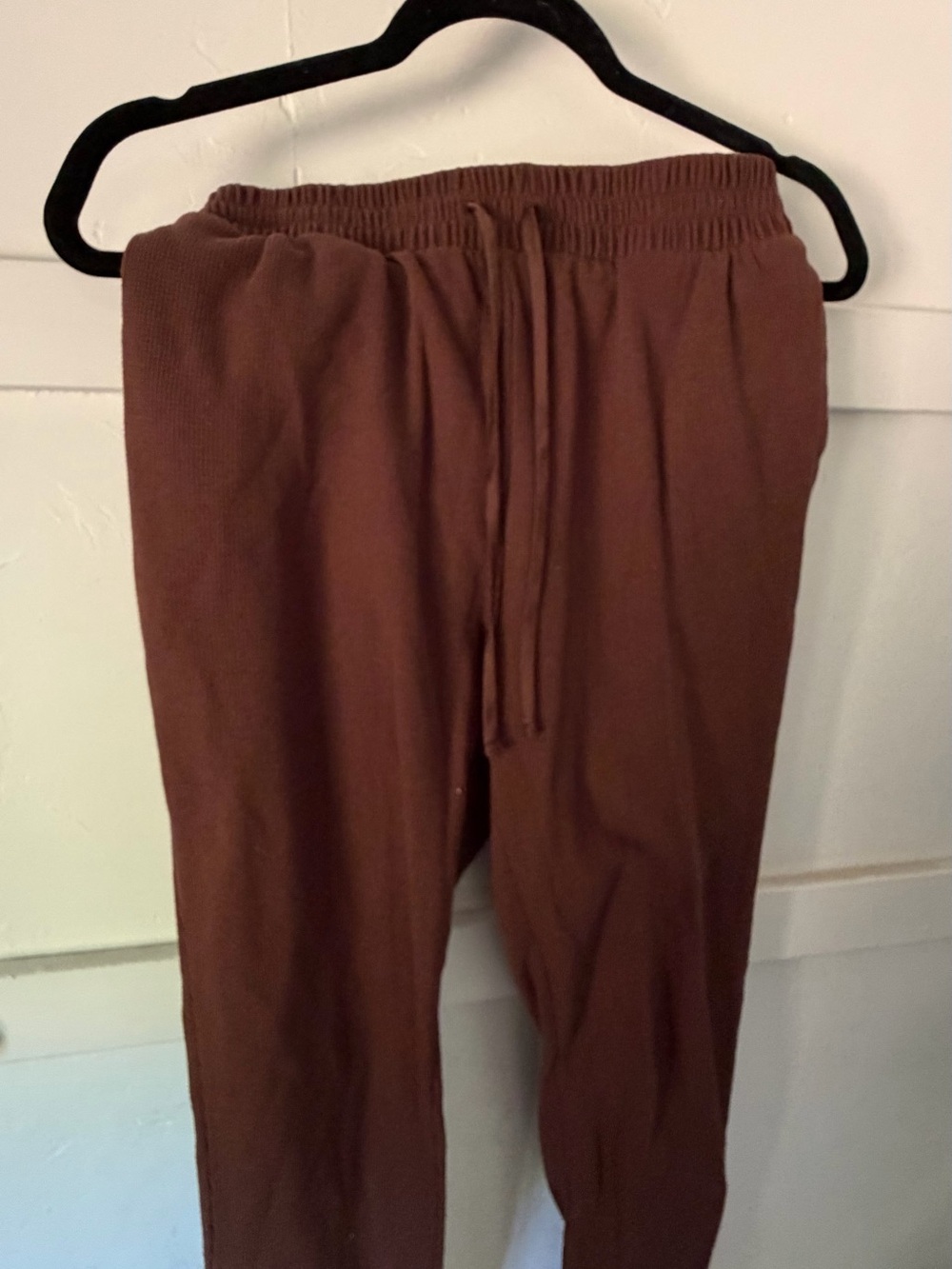 Victoria's Secret Men's Chocolate Brown Knit Joggers